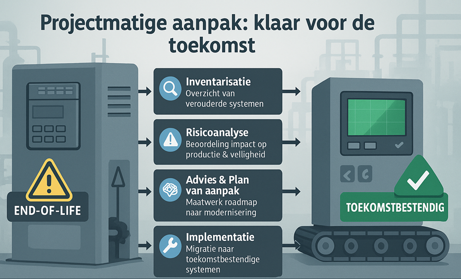 projectmatige aanpak end-of-life migratie