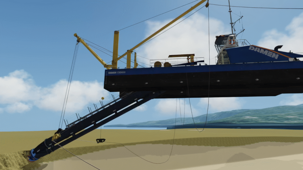 Realistische baggersimulatie als groeiversneller bij Damen Dredging Equipment